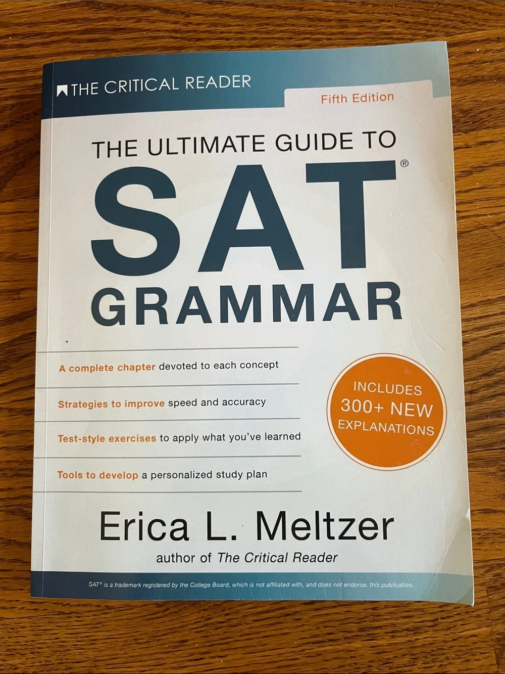 The Ultimate Guide to SAT Grammar Fifth Edition by Erika Meltzer